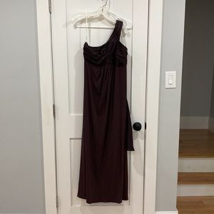 Brown Size 12 David’s Bridal Floor Length Dess